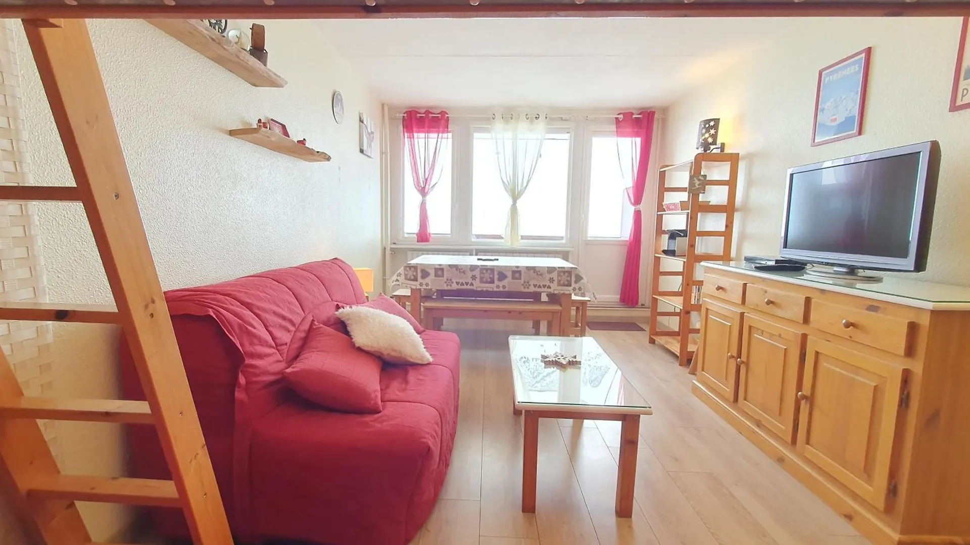 Apartmán La Mongie, Studio Pieds Des Pistes, Parking Interieur Prive