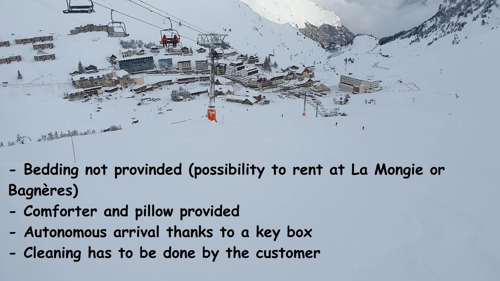 La Mongie, Studio Pieds Des Pistes, Parking Interieur Prive Francie